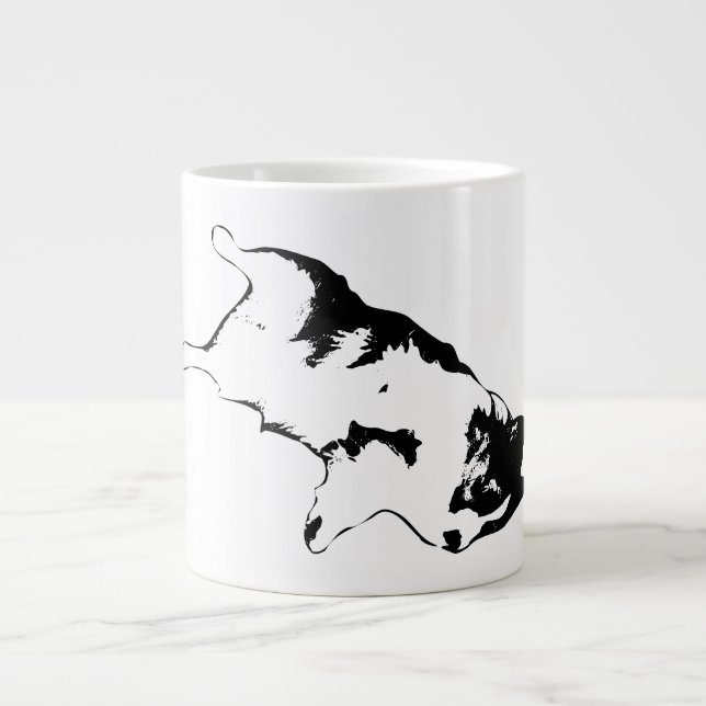 Caneca De Café Grande Belly-Up Bliss (Frente)