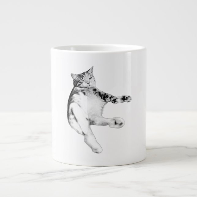 Caneca De Café Grande Belly-Up Hello (Frente)