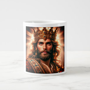 Caneca De Café Grande Belo Retrato de Três Reis