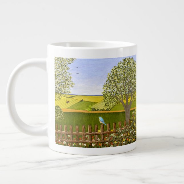 Caneca De Café Grande Belo Vista Jumbo Mug (Esquerda)