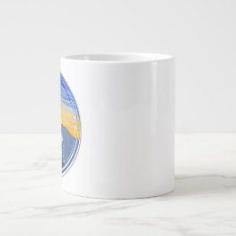 Caneca De Café Grande Bendito e Grato