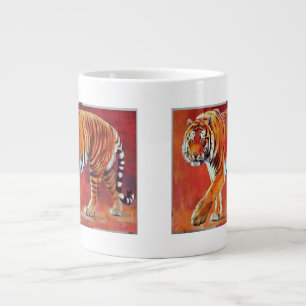 Caneca De Café Grande Bengala Tigre