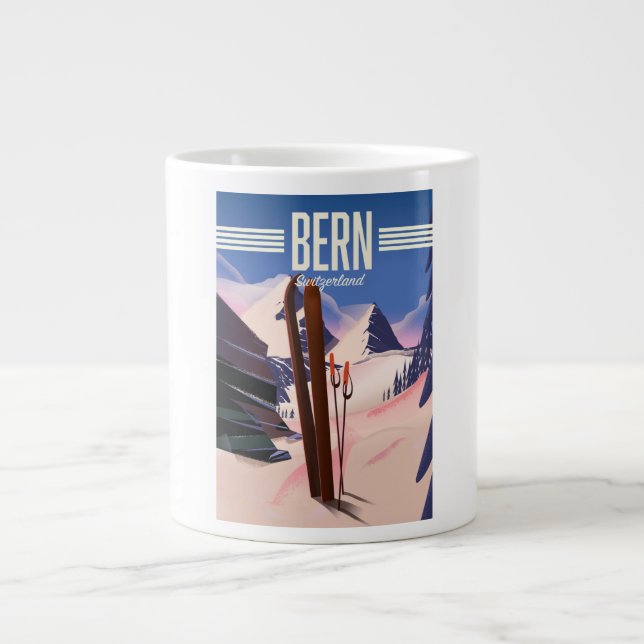 Caneca De Café Grande Bern suiça (Frente)