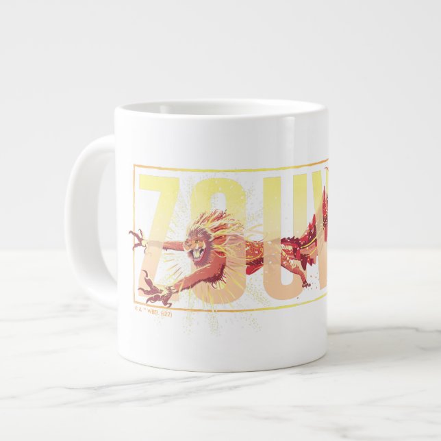 Caneca De Café Grande Bestas Fantásticas Zouwu (Frente Esquerda)