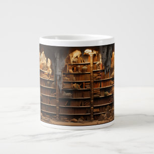 Caneca De Café Grande Biblioteca Secreta