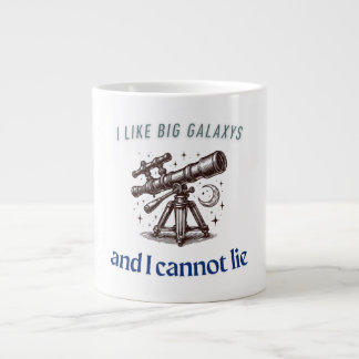 Caneca De Café Grande Big Galaxys Funny Space