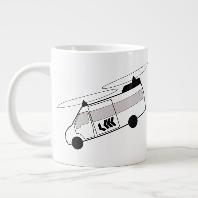 Caneca De Café Grande Big Helibus Mug (Esquerda)