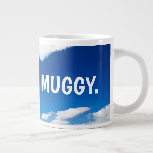 Caneca De Café Grande Big Muggy - Tempo temido Mug de 20 oz (Direita)