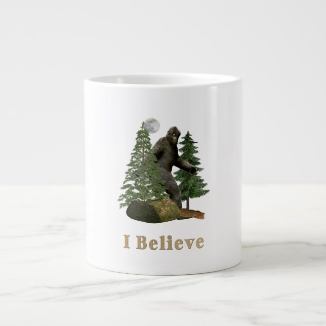 Caneca De Café Grande Bigfoot merchandise (Frente)