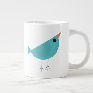 Caneca De Café Grande Birdy