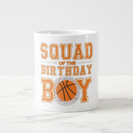 Caneca De Café Grande Birthday Boy Squad