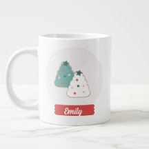 Biscoitos de Natal Árvore de Neve 