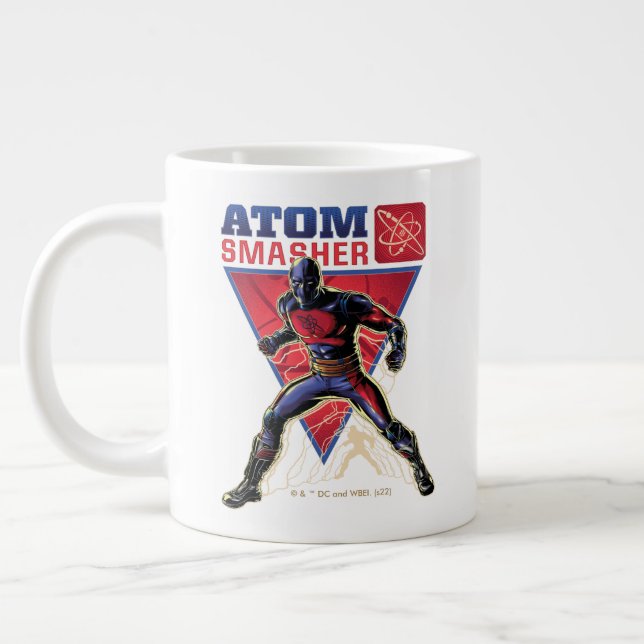 Caneca De Café Grande Black Adam | Atom Smasher Character Graphic (Esquerda)
