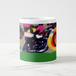 Caneca De Café Grande Black cat Brown
