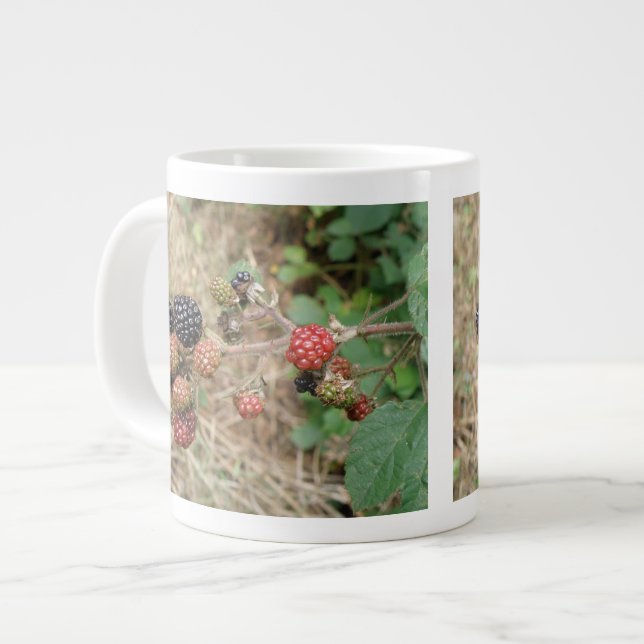 Caneca De Café Grande Blackberry Bonanza Mug (Frente Esquerda)