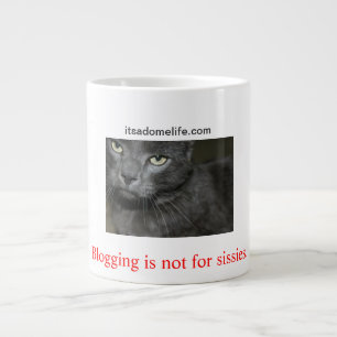 Caneca De Café Grande Blogar Não É Para Gato De Sissiers