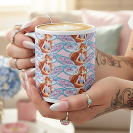 Caneca De Café Grande Bloom