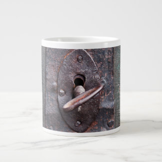 Caneca De Café Grande Bloqueio antigo com chave
