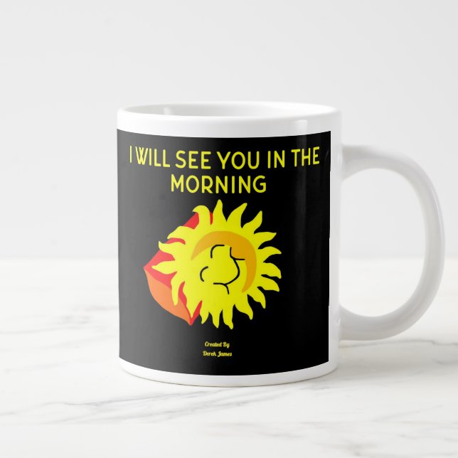 Caneca De Café Grande Boa Noite Sun Jumbo Mug (Direita)