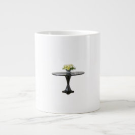 Caneca De Café Grande Board and Batten Wainscoting Modern Geometric