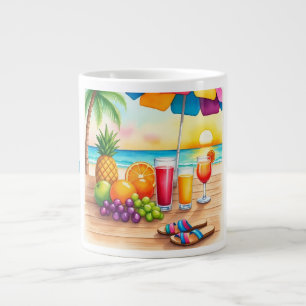 Caneca De Café Grande Boas Férias Especiais