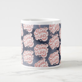 Caneca De Café Grande Boas Vibrações