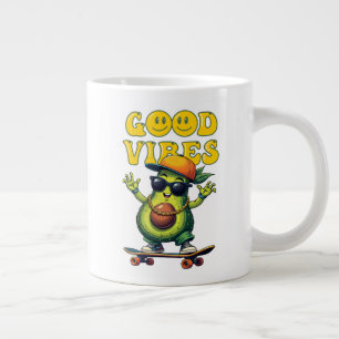 Caneca De Café Grande Boas vibrações