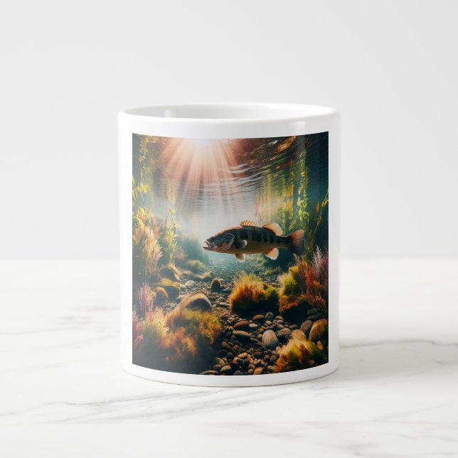 Caneca De Café Grande Boca subaquática grande (Frente)