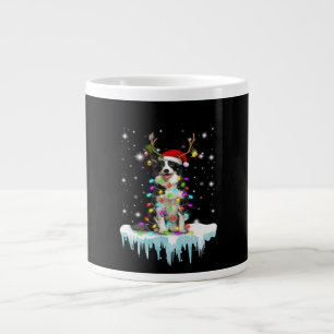 Caneca De Café Grande Boder Colline Reindeer Natal Presente