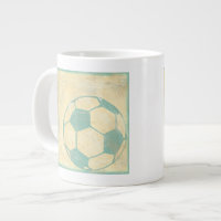Bola de Futebol Azul Pastel de Chariklia Zarris