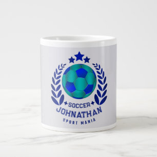 Caneca De Café Grande Bola de Futebol Crista Presentes para Fã de Espo
