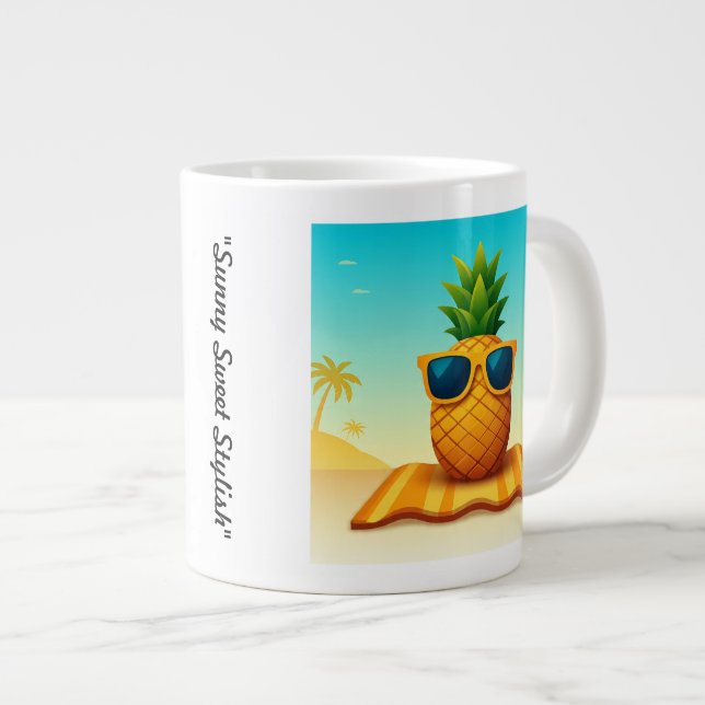 Caneca De Café Grande Bold Beach Mood (Frente Esquerda)