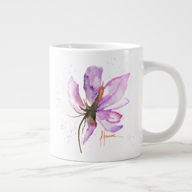 Caneca De Café Grande Bold Floral IV (Direita)