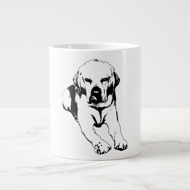 Caneca De Café Grande Bold Watch no Dawn (Frente)