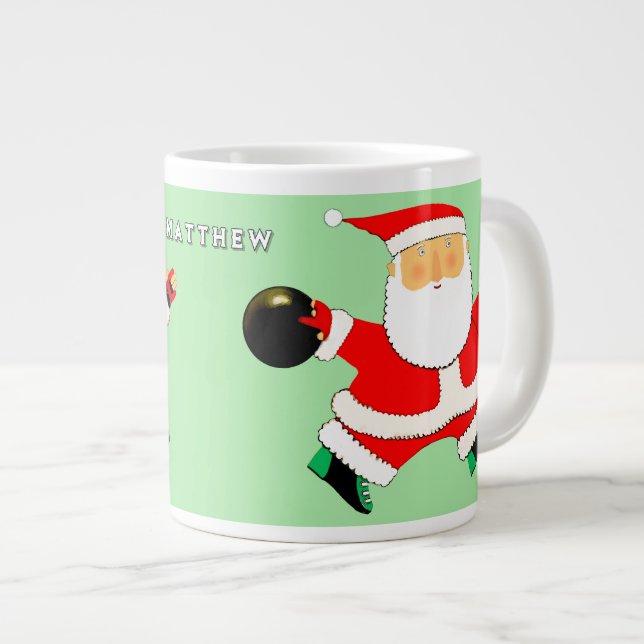 Caneca De Café Grande Boliche de Natal (Frente Esquerda)