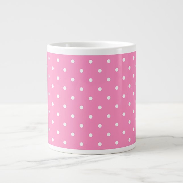 Caneca De Café Grande Bolinhas (Frente)