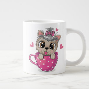 Caneca De Café Grande Bolinhos Engraçados - Jumbo Mug - Bonitão De Art