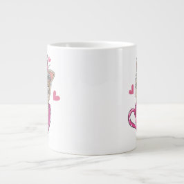 Caneca De Café Grande Bolinhos Engraçados - Jumbo Mug - Presente de Arte