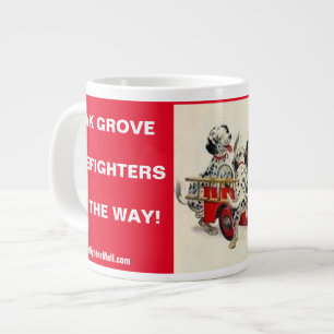 Caneca De Café Grande Bombeiros De Oak Grove No Caminho