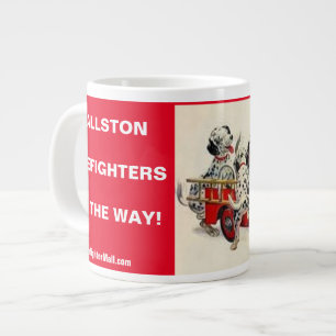Caneca De Café Grande Bombeiros FALLSTON No Caminho