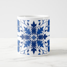 Caneca De Café Grande Bone China Português Azulejo Bridesmaids Gift Mug