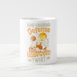 Caneca De Café Grande Bone Crushing Defense Sports Halloween
