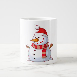 Caneca De Café Grande BONECo DE NEVE DE INVERNO