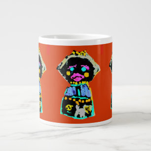 Caneca De Café Grande Boneco do outono