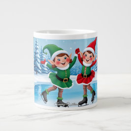 Caneca De Café Grande Bonita Tendência Moderna Engraçada Feliz Natal
