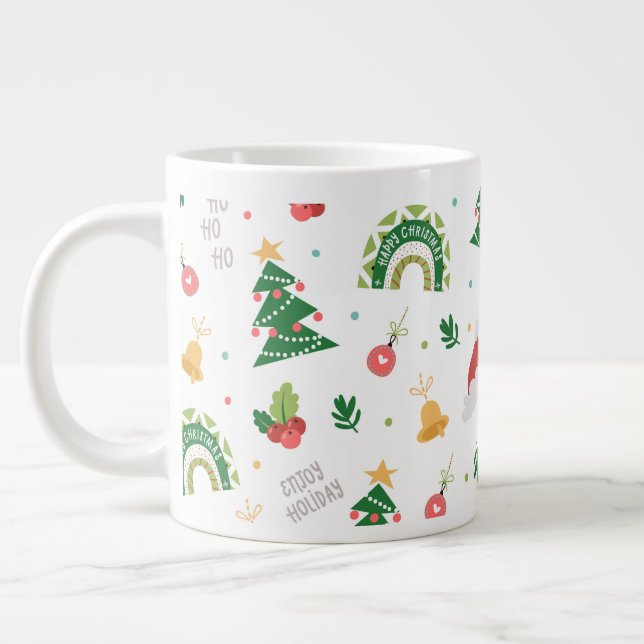Caneca De Café Grande Bonito presente de Natal (Esquerda)