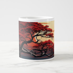 Caneca De Café Grande Bonsai Tree