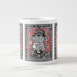 Caneca De Café Grande Bookplate Queen Victoria no Castelo de Windsor