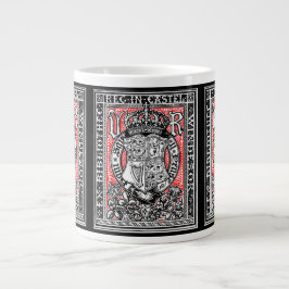 Caneca De Café Grande Bookplate Queen Victoria no Castelo de Windsor