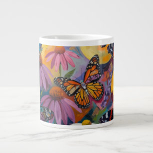 Caneca De Café Grande Borboleta